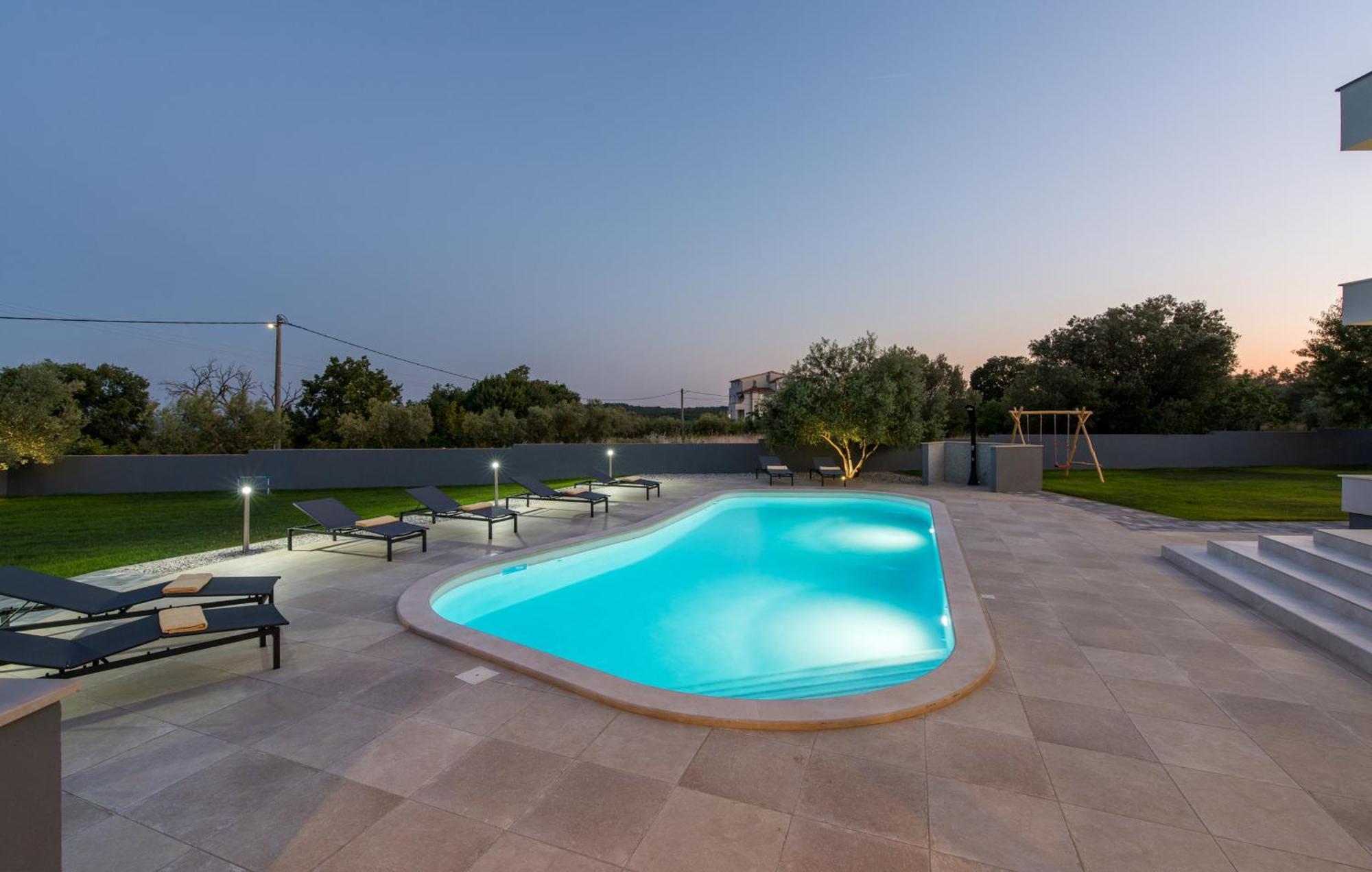 Villa Posidonia Near Pula With Sea View And Surrounded By Olive Trees กรินิตซา ภายนอก รูปภาพ