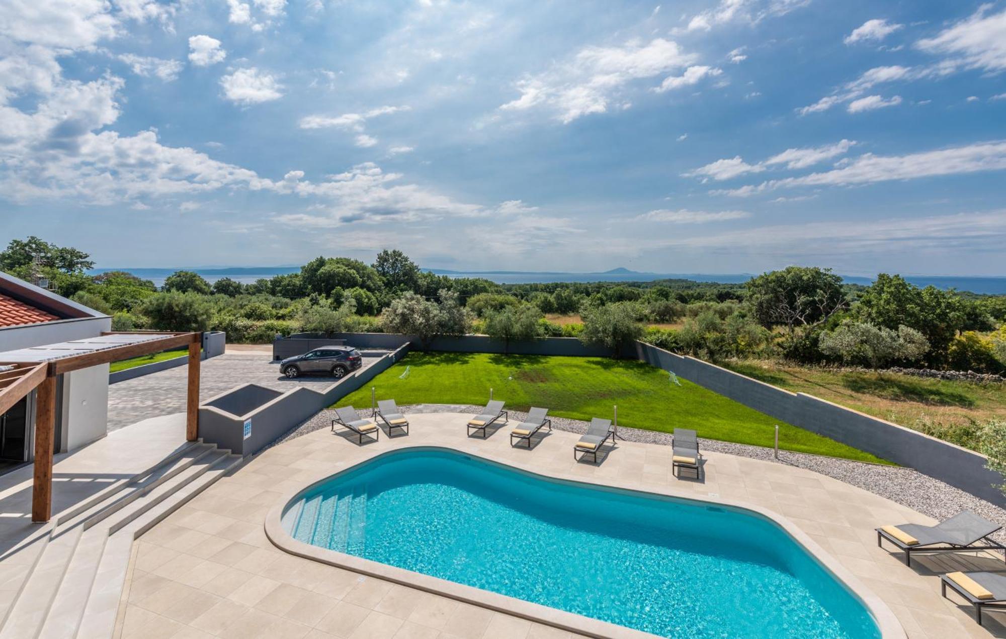 Villa Posidonia Near Pula With Sea View And Surrounded By Olive Trees กรินิตซา ภายนอก รูปภาพ