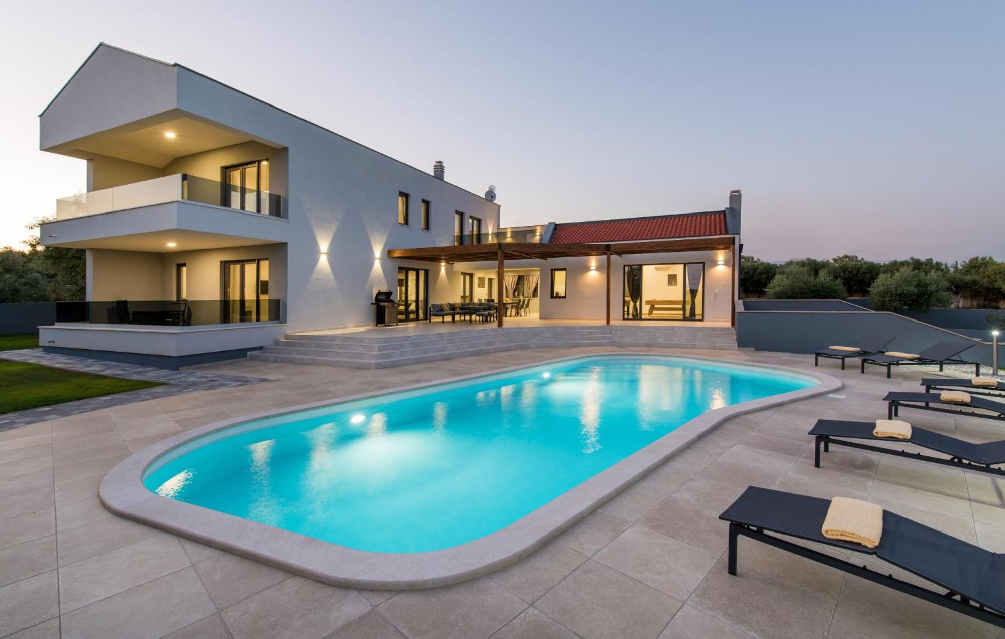Villa Posidonia Near Pula With Sea View And Surrounded By Olive Trees กรินิตซา ภายนอก รูปภาพ