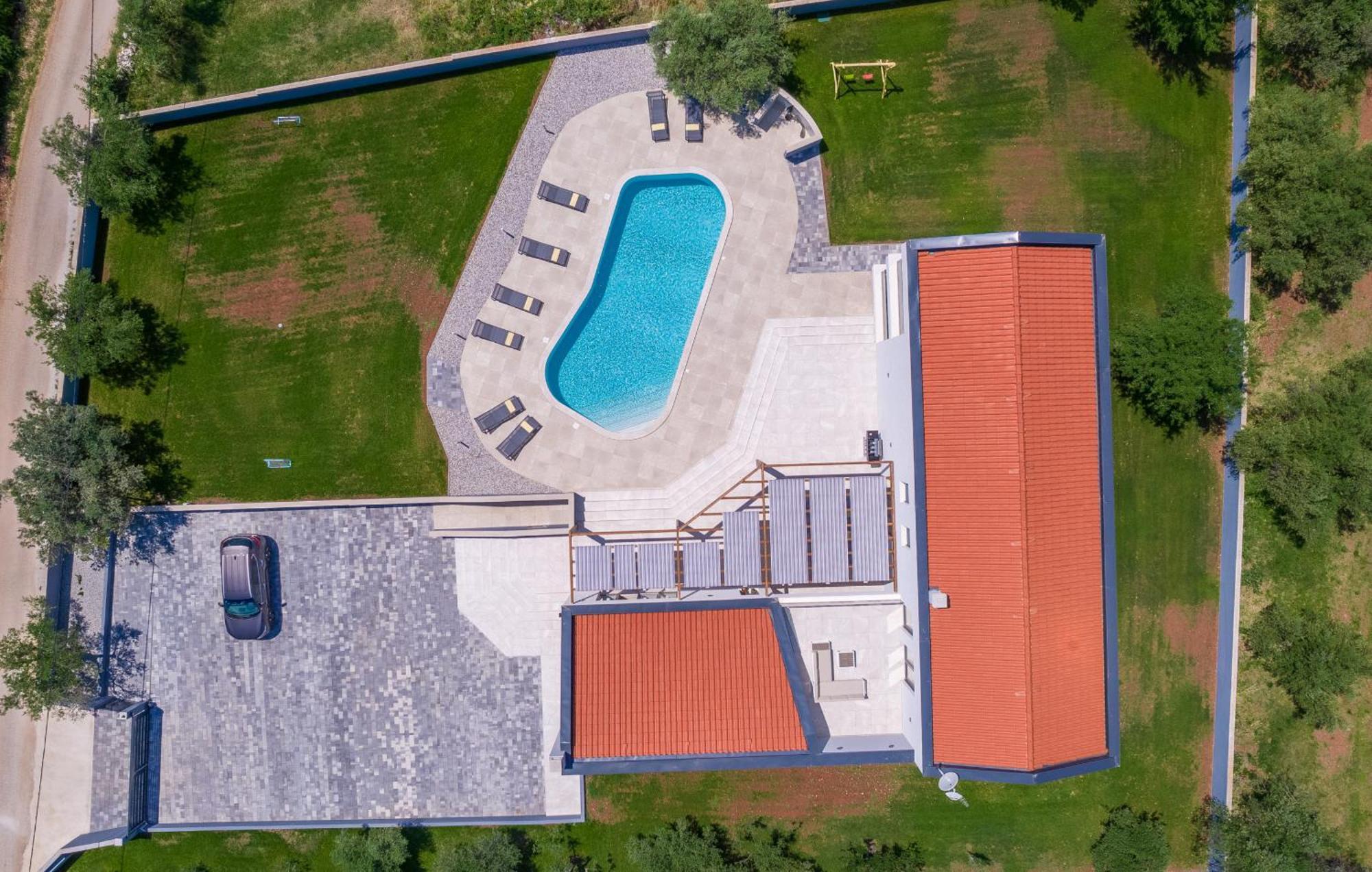 Villa Posidonia Near Pula With Sea View And Surrounded By Olive Trees กรินิตซา ภายนอก รูปภาพ